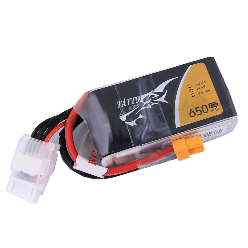Tattu 850mAh 11.1V 75C 3S1P Lipo Battery Pack With XT30 Plug