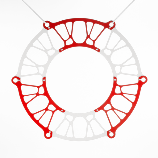 [DS-2506-AA-0002] U12/U19 Metal Goal Set (WHITE/RED)