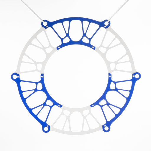 [DS-2506-AA-0001] U12/U19 Metal Goal Set (WHITE/BLUE)